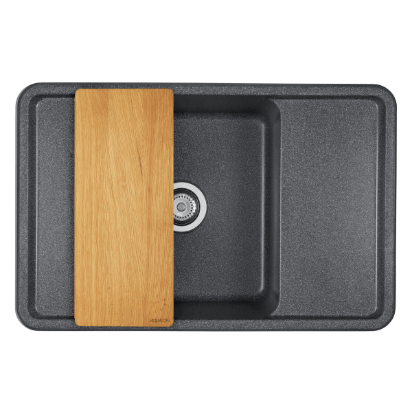 Кухонная мойка Aquaton Беллис 78 1A725032BS210 графит