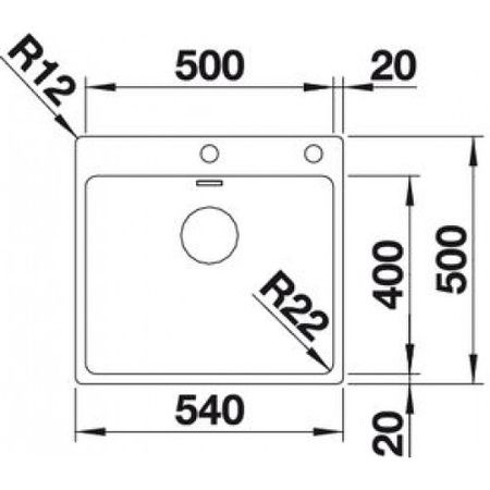 Кухонная мойка Blanco Andano 500-IF/A 522994