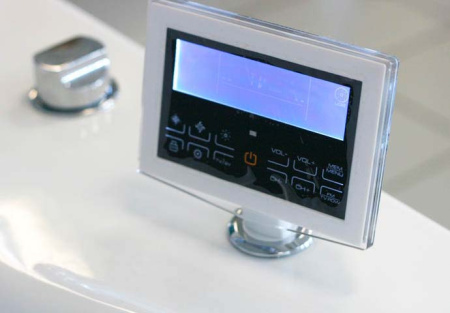 Акриловая ванна (187х187) Gemy G9089 K L с гидромассажем, левая