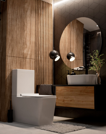 Чаша унитаза напольного безободковый  AQUAme AQM1003