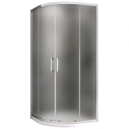 Душевой уголок (90х90) ABBER Schwarzer Diamant AG01090M хром