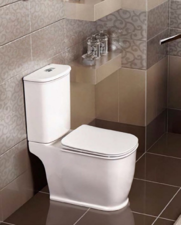 Унитаз напольный безободковый BelBagno PRADO BB10150CP