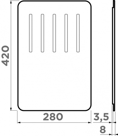 Разделочная доска Omoikiri CB-Yamakawa 4999031