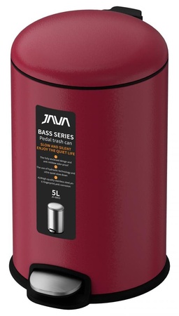 Мусорное ведро с микролифтом JAVA 5 л  S-885-5R