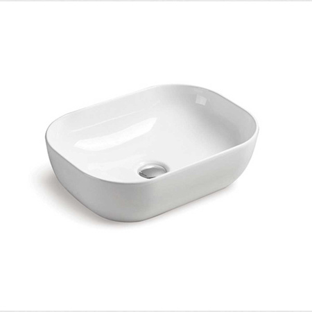 Раковина накладная (45,5х33) Vincea VBS-102 белый