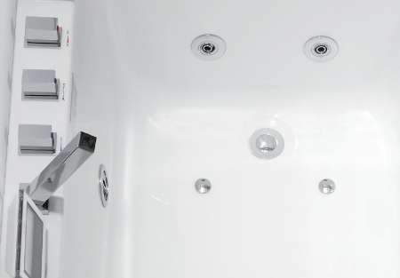 Акриловая ванна (171х86) Gemy G9066 II O R с гидромассажем, правая