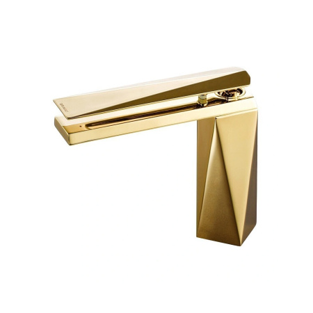 Смеситель для раковины Bravat Diamond высокий L (Golden) F118102G-2-ENG
