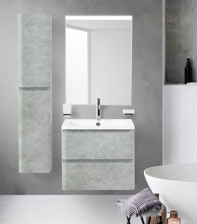 База под раковину BelBagno ALBANO-600-2C-SO-CVG подвесная Cemento Verona Grigio