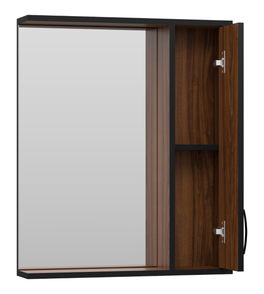 Зеркало-шкаф (60х72) Misty Кедр 60 правый П-Кед04060-011П