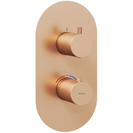 Смеситель для душа с термостатом Ravak Espirit ES 067.60RGB.O3 X070363 розовое золото