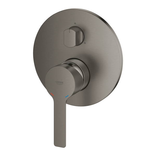 Смеситель однорычажный с переключателем на 3 положения GROHE Lineare New 24095 AL1 (24095AL1) темный графит матовый Смеситель однорычажный с переключателем на 3 положения GROHE Lineare New 24095 AL1 (24095AL1) темный графит матовый