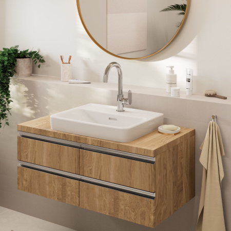 Смеситель для раковины с донным клапаном Hansgrohe Vernis Blend 71554000 хром