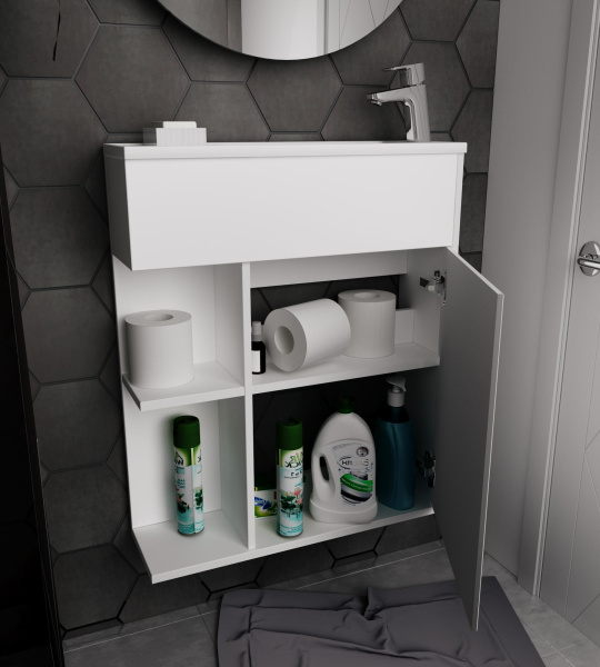 Тумба с раковиной 1Marka  Stretto 60П У94717