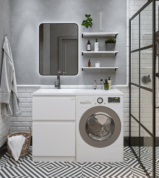 Раковина встраиваемая (120х49) Grossman Marko Марсал 120 L 5217121