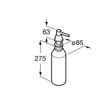 Дозатор для мыла Roca Hotels 815488001