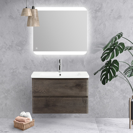 База под раковину BelBagno ALBANO-CER-800-2C-SO-RNG подвесная Robere Nature Grigio