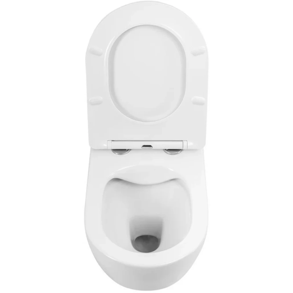 Унитаз подвесной безободковый Art&Max Sanremo AM026CHR/SC микролифт