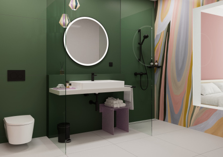 Ведро для мусора Hansgrohe AddStoris 41775670 черный матовый