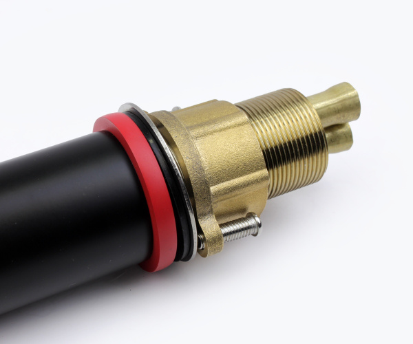 Смеситель для раковины Bronze de Luxe AVANGARDE черный, красный 2010RH