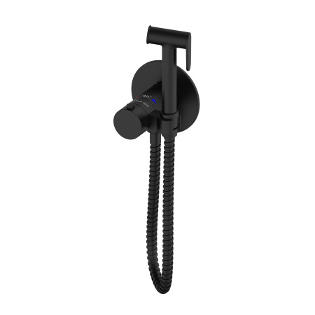 Гигиенический душ с термостатическим смесителем Oliveeka OL-829909-MB, черный матовый
