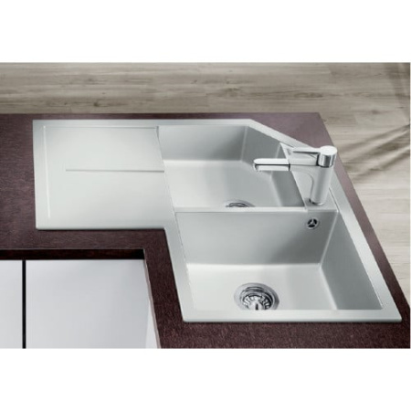 Мойка Blanco Metra 9E Silgranit PuraDur (белый), 515568