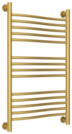 Полотенцесушитель Водяной Сунержа Флюид + (80х50) Матовое Золото 032-0222-8050