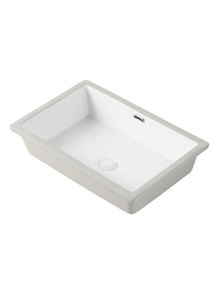 Раковина встраиваемая снизу (60х40) Agger ASB01600 белый глянец