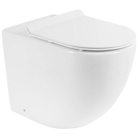 Унитаз приставной безободковый BelBagno Sfera-r BB2141CBR/SC