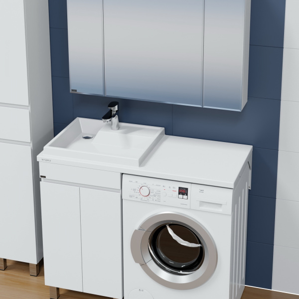 Раковина над стиральной машиной (110х50) СаНта  Юпитер 900131