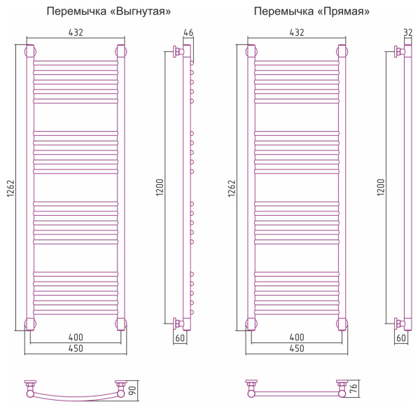Полотенцесушитель Водяной Прямая Сунержа Богема + (120х40) Матовый Черный 31-0220-1240 Полотенцесушитель Водяной Прямая Сунержа Богема + (120х40) Матовый Черный 31-0220-1240