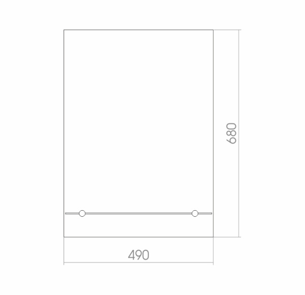 Зеркало (49х68) Silver Mirrors  Модерн-Люкс 00000012