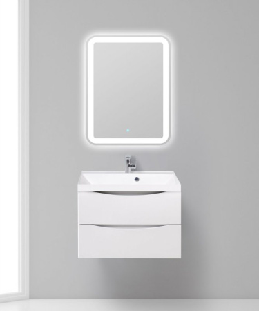 База под раковину подвесная BelBagno MARINO-700-2C-SO-BL-P Bianco Lucido