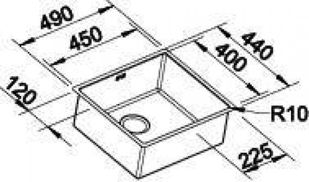Кухонная мойка Blanco Claron 450-U 521575