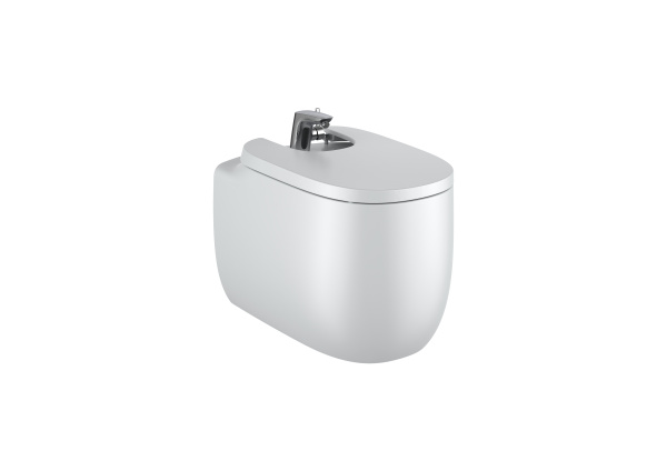 Биде напольное Roca Beyond 3570B8630 жемчуг матовый