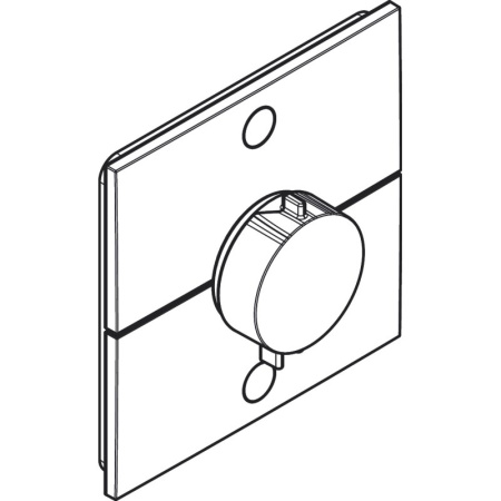 Термостат для душа на 2 потребителя Hansgrohe ShowerSelect Comfort E 15572000 хром 