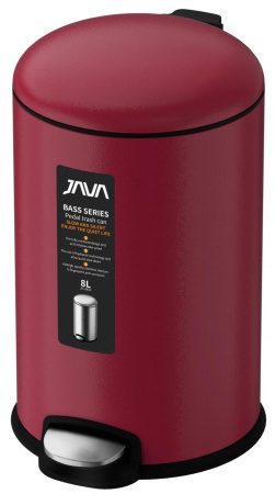 Мусорное ведро с микролифтом 8 л JAVA S-885-8R