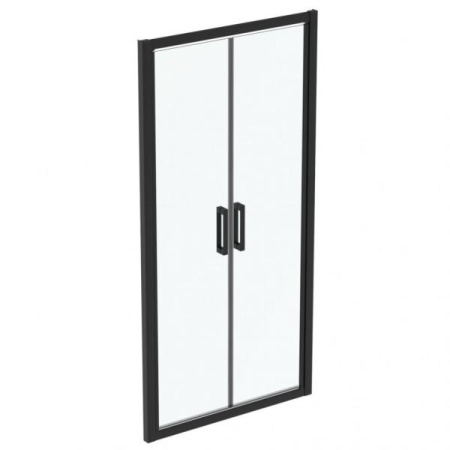 Двустворчатая дверь в нишу Ideal Standard CONNECT 2 Saloon door (100) K9296V3, черный