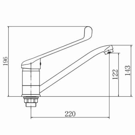 Смеситель для кухни FASHUN A4954