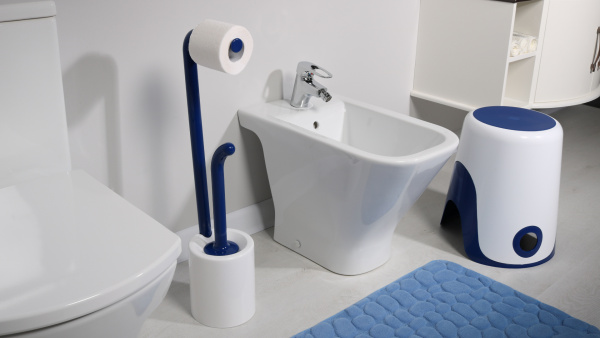 Корзина для белья FIXSEN Wendy 2в1 синяя FX-7073-89