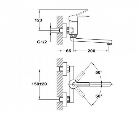 Смеситель для кухни Mofem Mode 152-0046-20/25