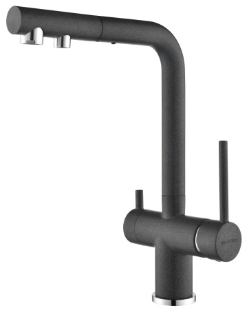 Смеситель для кухни с подключением к фильтру  Paulmark Serpentine Se213222-DG