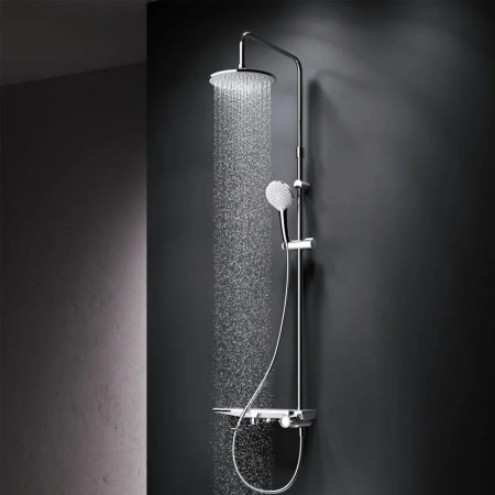 Душевая система с изливом Am.Pm Gem F0790700 хром