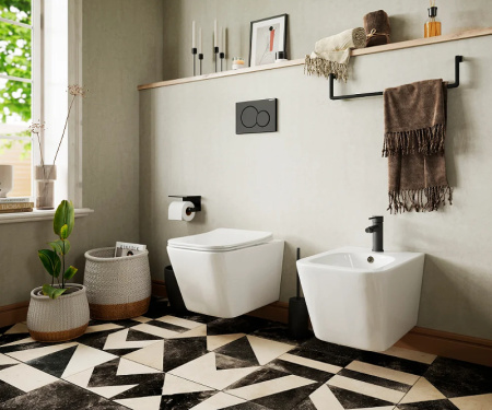 Комплект унитаза с инсталляцией Ceramicanova Metric CN3007_1002B_1000