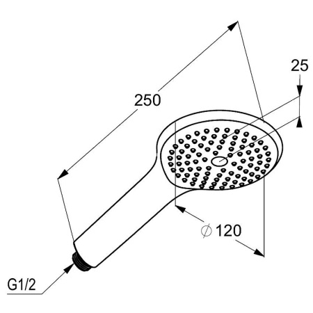 Ручная лейка Kludi Freshline 6780005-00