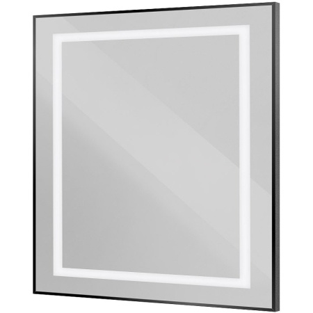 Зеркало (90х80) BelBagno Kraft SPC-KRAFT-900-800-SENS-NERO с подсветкой