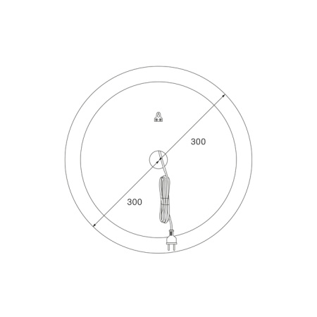 Зеркало IDDIS с подсветкой EsperE 60 см (SP600Ri98)
