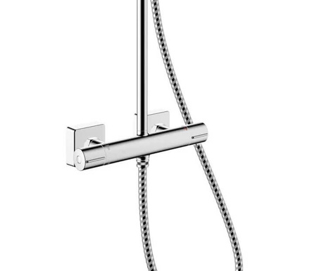 Душевая система Hansgrohe Vernis Shape Showerpipe 230 1jet Green 26319000, хром