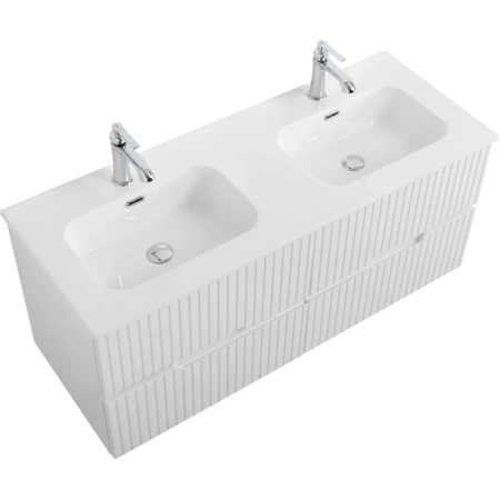 Тумба под раковину Cezares DUET-N-1200-4C-SO-2-BL Bianco Lucido