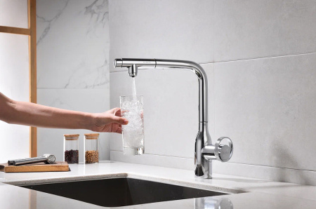 Смеситель для кухни с подключением к фильтру  Paulmark Urban Ur213104-CR