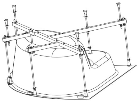 Усиленная рама для ванны Riho Neo 150 2YNNE3086
